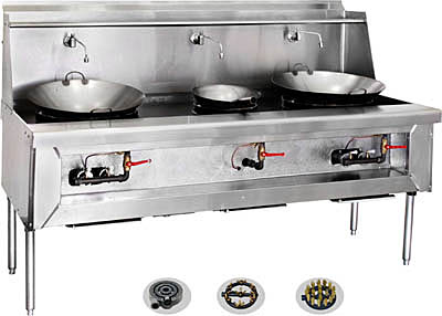 [ CHINESE STOVE, CA REG, 3 BURNE ]