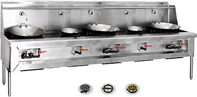 [ CHINESE STOVE, CA REG, 5 BURNE ]