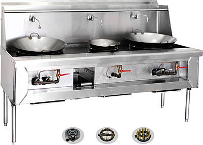 [ CHINESE STOVE,CA REG,3 BURNERS ]