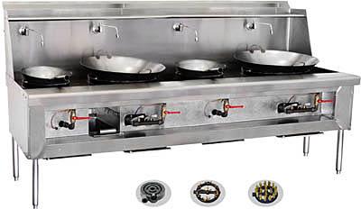 [ CHINESE STOVE,CA REG,4 BURNERS ]