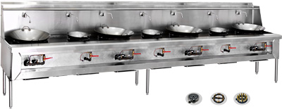 [ CHINESE STOVE, CA S/S, 7 BURNE ]