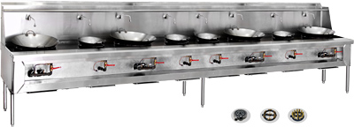 [ CHINESE STOVE, CA S/S, 8 BURNE ]