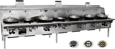 [ CHINESE STOVE,NY REG,7 BURNERS ]