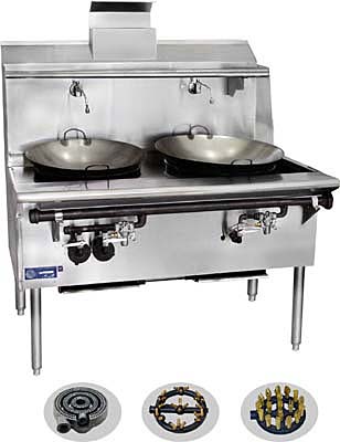 [ CHINESE STOVE, NY S/S, 2 BURNE ]