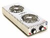 [ HOT PLATE, ELECTRIC, 2-BURNER ]