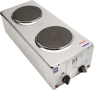 [ HOT PLATE, ELECTRIC, 2-BURNER  ]