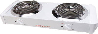[ HOT PLATE, ELECTRIC, 2-BURNER  ]