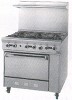 [ RANGE, 36"W, 6 BURNERS W/OVEN ]