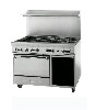 [ RANGE, 48"W, 8 BURNERS W/2 OVENS ]