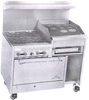 [ RANGE, 48"W, 4 BURNERS, W/OVEN & BROILER ]