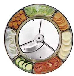 [ ROBOT COUPE SLICING PLATE, 1/4 ]