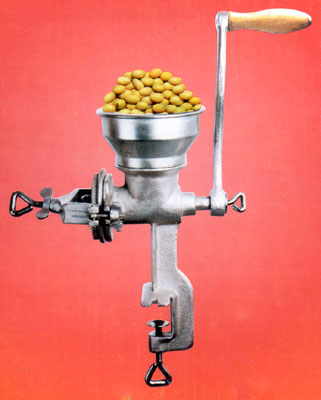 [ BEAN GRINDER, MANUAL, CAST ALU ]