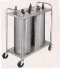 [ DISPENSER, 2 TUBES, 10-1/8" DISH ]