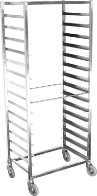 [ BUN PAN RACK, S/S, SIDE LOAD - ]