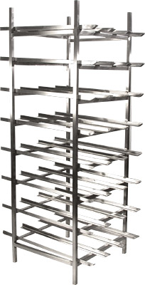 [ CAN STORAGE RACK, S/S, 71