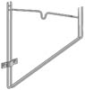 [ WALL MOUNT BRACKET,12"X10-3/4",CHROME ]