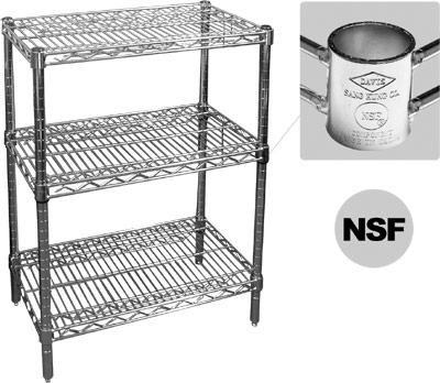 SHELVING SET, 3 LAYERS, 72