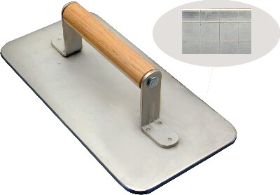 STEAK WEIGHT, CHROME PLATED STEEL, 9