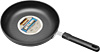 [ FRY PAN, ALUM, NON-STICK, 11"DIAX2-3/8" ]