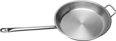 [ FRY PAN, S/S, HEAVY DUTY, 16