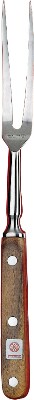 COOKING FORK,S/S,W/WOOD HDLE,H/D,12