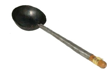 [ CHINESE COOKING LADLE, BLACK S ]