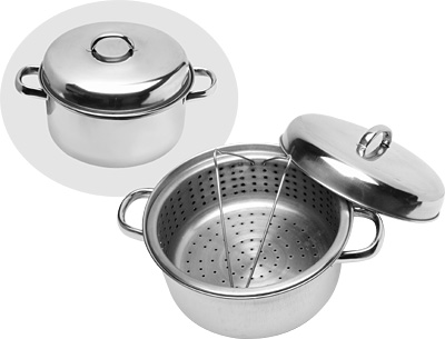 [ POT STEAMER, S/S, 8.25