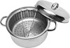 [ POT STEAMER, S/S, 8.25" DIA X 4" H ]