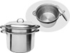 [ POT STEAMER, S/S, 10.5" DIA X 7.5" H ]