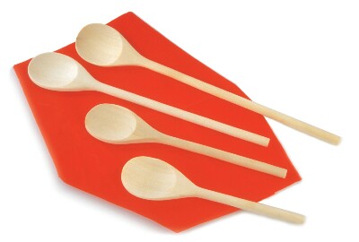 MIXING SPOON , WOOD, 16