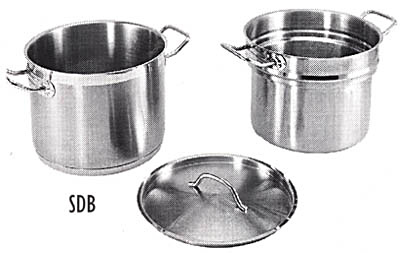 [ DOUBLE BOILER, S/S, 12 QT. - K ]