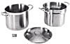 [ DOUBLE BOILER, S/S,  8 QT. ]