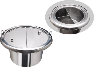 [ BOILING POT, S/S, 32 QT, 3 COM ]