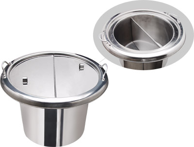 [ BOILING POT, S/S, 40 QT, 2 COM ]