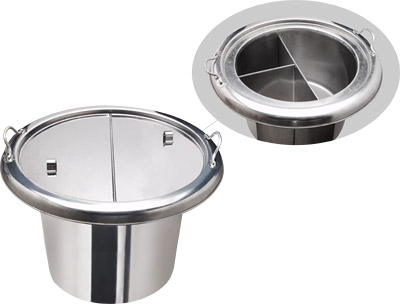 [ BOILING POT, S/S, 40 QT, 3 COM ]