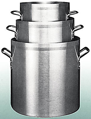 [ STOCK POT, HEAVY DUTY ALUM., 6 ]