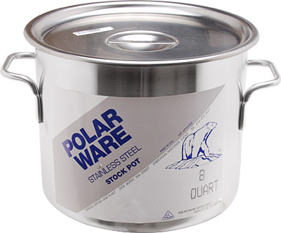 [ STOCK POT, S/S, PLAIN BOTTOM,  ]