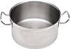 [ SAUCE POT, S/S, SANDWICH BOTTOM,  9.5" D ]