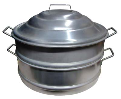 [ STEAMER SET OF 2, ALUM, 22