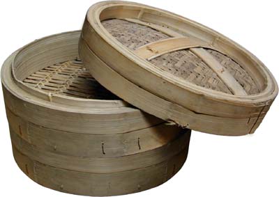 [ STEAMER SET OF 2, BAMBOO, 20