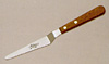 [ SPATULA, S/S, W/WOOD HANDLE, OFFSET, 5" ]