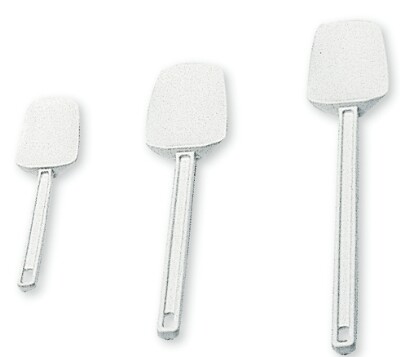 RUBBER SPATULA, SPOON-SHAPE, REG. 9-1/2