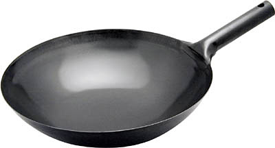 [ WOK, BLACK STEEL, 16