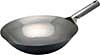 [ WOK, S/S, 14", 1-HANDLE (WELDED) ]