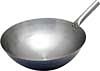 [ WOK, S/S, 15-1/2", 1-HANDLE (RIVETED) ]