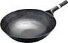 [ WOK, BLACK STEEL, 16", 1-HANDLE(WELDED) ]