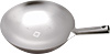 [ WOK, S/S, 16", 1-HANDLE (WELDED) ]