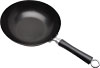 [ WOK, STEEL, 11", 1-HANDLE (RIVETED) ]