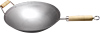 [ WOK,14",STEEL,2-HANDLE(WOOD) ]