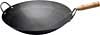 [ WOK,15",STEEL,2-HANDLE(STEEL & WOOD) ]